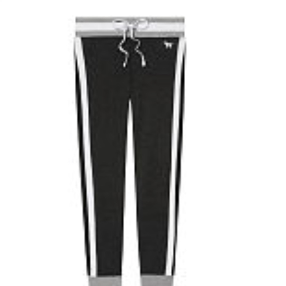 NIP VS PINK CAMPUS LEGGING SZ L GREY BLACK - Picture 4 of 8